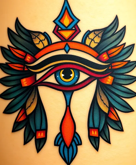 wedjat eye tattoo