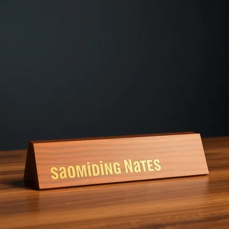 desk name plate