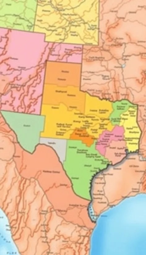 texas regions map