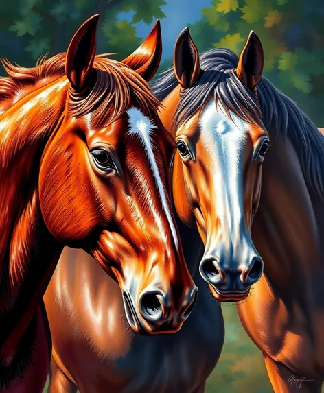 drawings of horses