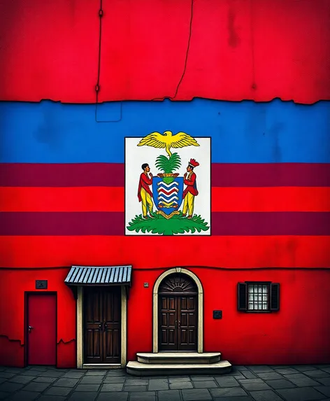 haiti flag design wallpaper