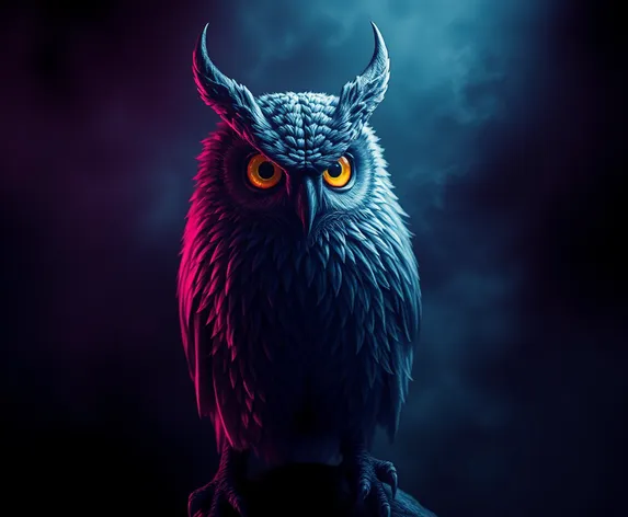 anthropomorphic owl demon