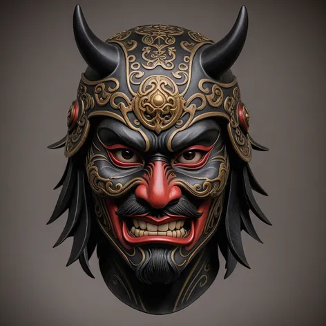 samurai tattoo warrior mask
