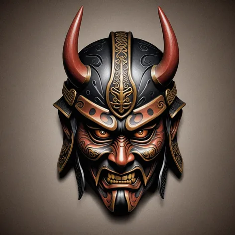 samurai tattoo warrior mask