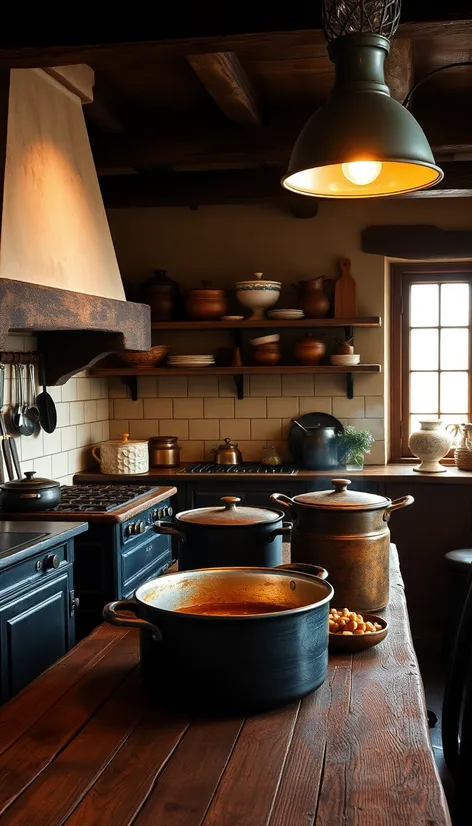 large cooking pots