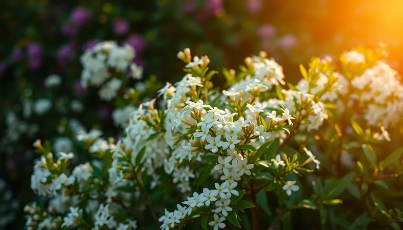 bush with white flowers