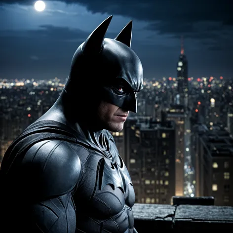 batman looking over gotham