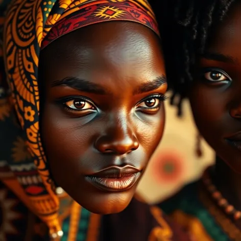 beautiful dark skin women