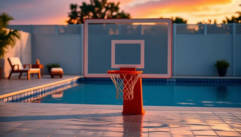 basketball hoop for pool