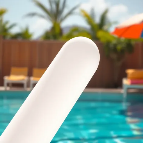 white pool noodle