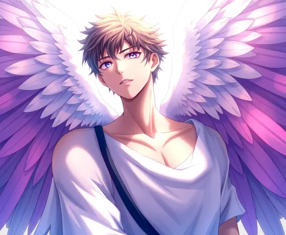 male anime angel