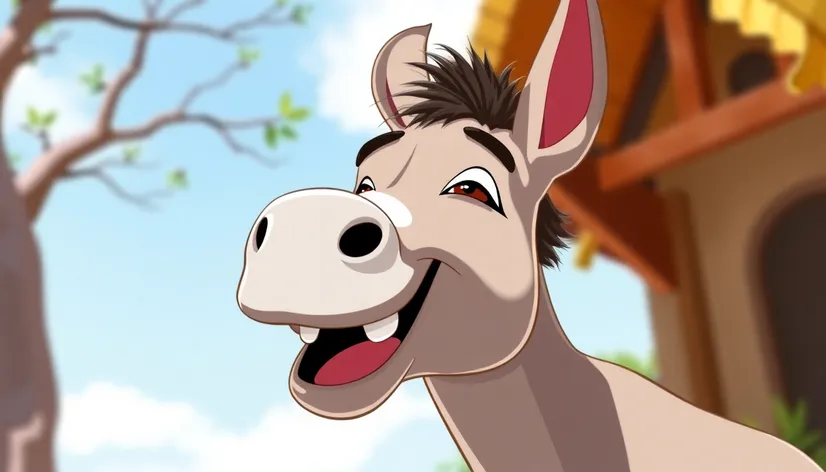 laughing donkey picture