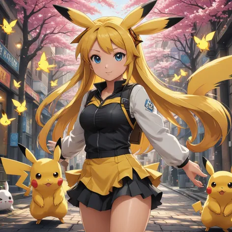 Cynthia Pikachu fusion