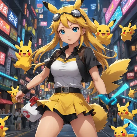 Cynthia Pikachu fusion