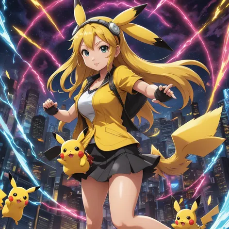 Cynthia Pikachu fusion