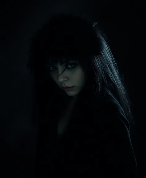 witch with black hair