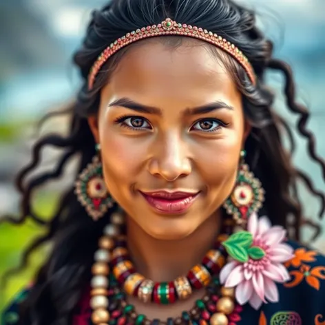 polynesian beautiful woman