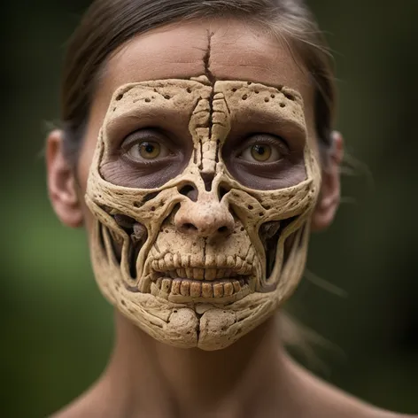 skeleton face