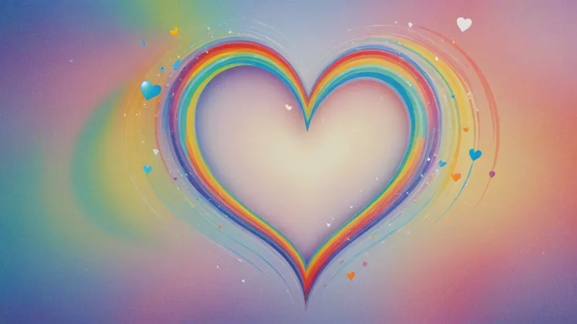 rainbow heart