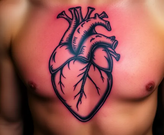 anatomical heart anatomy tattoos