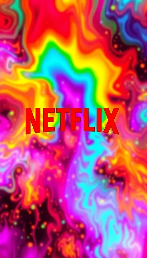 netflix background multicolor