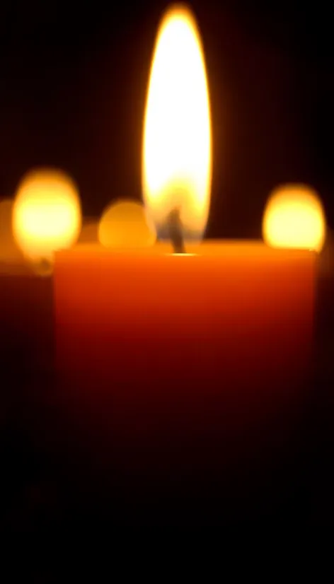 flicker of a candle