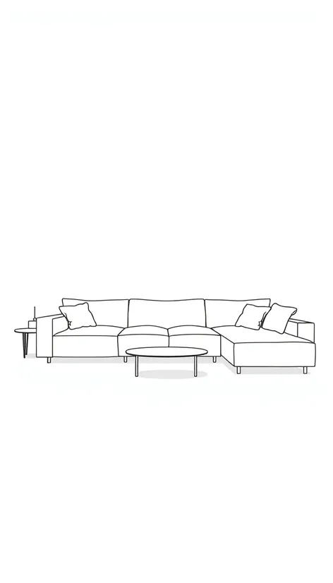 sectional sofa flat for