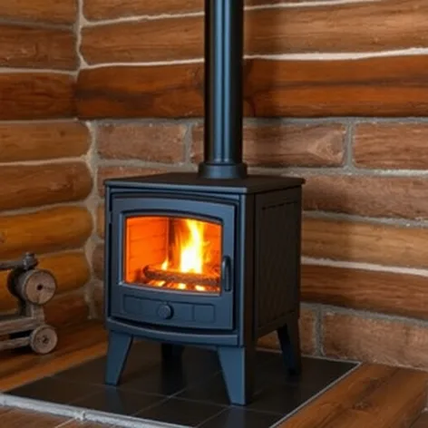 modern pellet stove