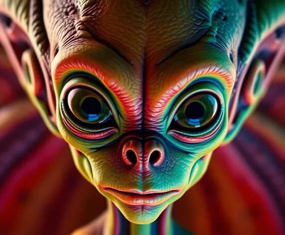 alien with big forehead