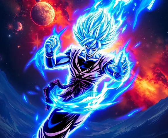 blue kaioken goku Image – Free AI Generator | Makepix