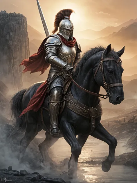 Fantasy Spartan knight