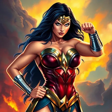 wonder woman muscular