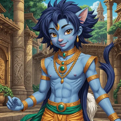 cartoon krishna images