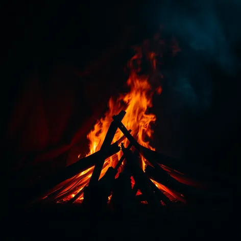 ritualistic bonfire