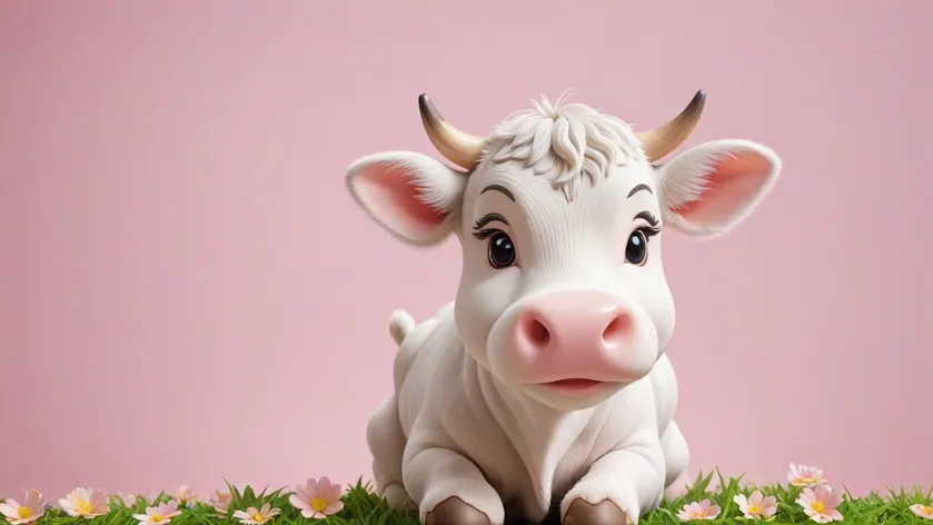 kawaii cow