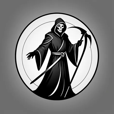 grim reaper with a