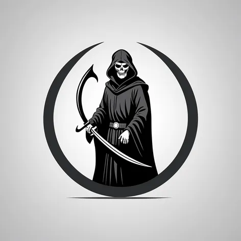 grim reaper with a