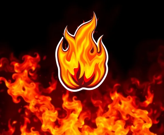 fire sticker