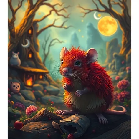 red haired rat