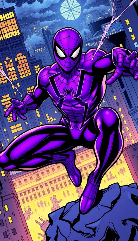 purple spider man