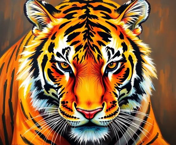 tiger painting