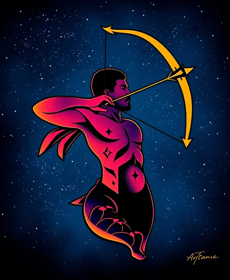 sagittarius man tattoo