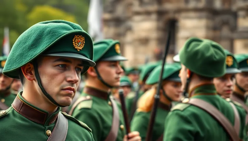 irish volunteers green uniform