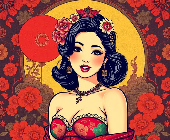 asian pin up