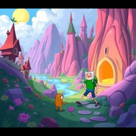 adventure time landscape