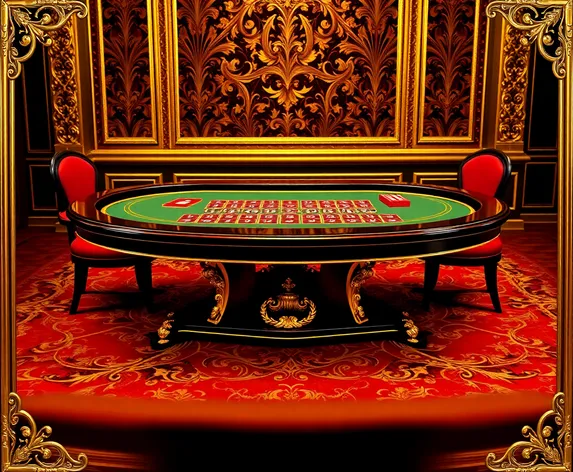 baccarat table