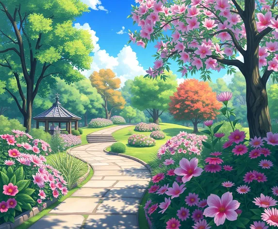 park background anime