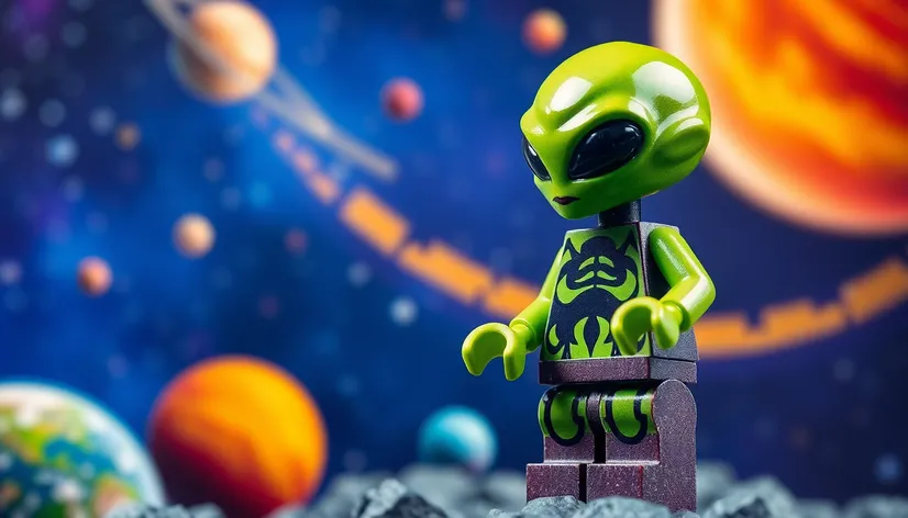 alien lego minifigure