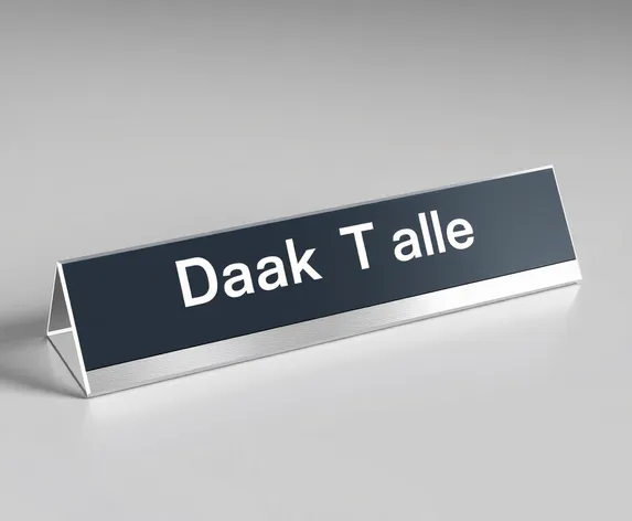 desk name plates