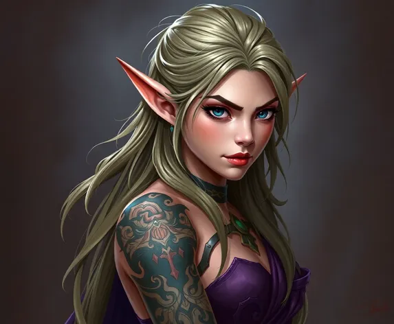 dnd elf with sleeve